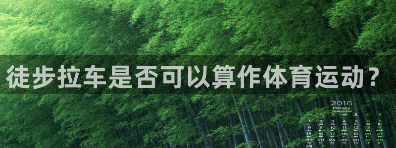 制胜体育旧版本下载：徒步拉车是否可以算作体育运动？